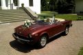 Auto do ślubu - Fiat 124 Spider bordo 1976r