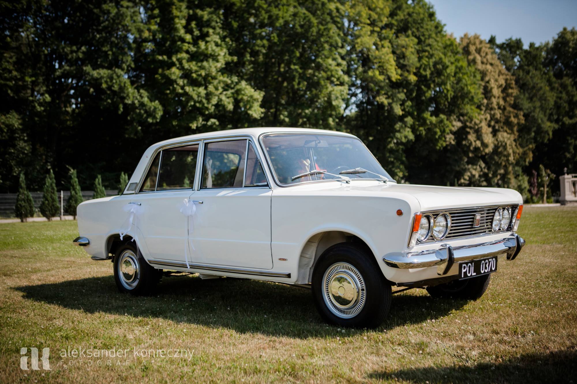 Samochód do ślubu - Fiat 125p 1968r