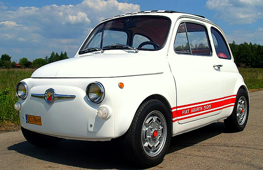 Samochód do ślubu - Fiat 500 Abarth