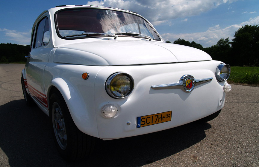 Samochód do ślubu - Fiat 500 Abarth