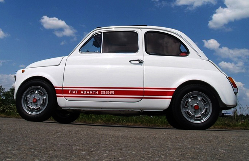 Samochód do ślubu - Fiat 500 Abarth