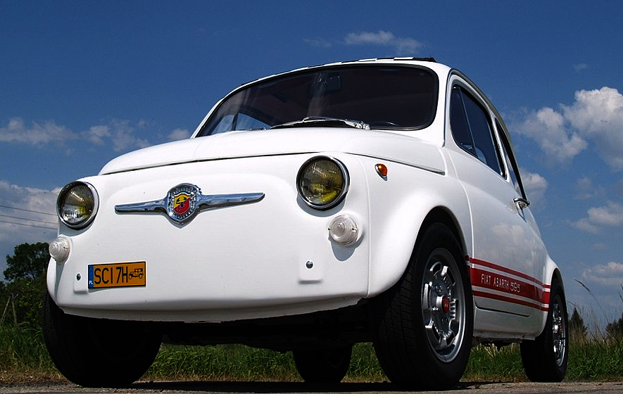 Samochód do ślubu - Fiat 500 Abarth